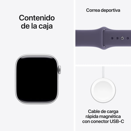 EAN 0195950461763 - Apple Watch Series 11 OLED 42 mm Digital 374 x 446 Pixeles Pantalla táctil Plata Wifi GPS (satélite) imagen 8