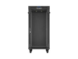 Lanberg Rack Cabinet 19" Free-Standing 24u 600x800 Flat Pack With Glass Door Lcd Negro V2