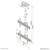 Soporte Neomounts By Newstar Pro De Techo Para Videowall