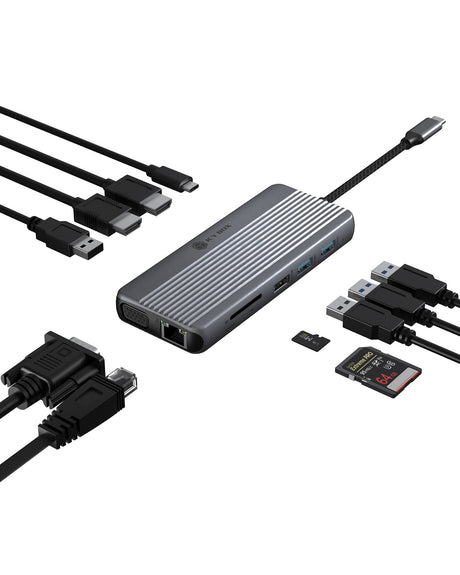 EAN 4250078175247 - ICY BOX IB-DK4062-CPD Alámbrico USB 3.2 Gen 1 (3.1 Gen 1) Type-C Antracita imagen 2