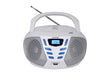 EAN 5901750505294 - Blaupunkt BB7-WH sistema estéreo portátil Digital 2,4 W FM Gris Reproducción MP3 imagen 1