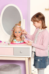 Zapf Creation Baby Born® Sister Styling Head Princess, Cabeza De Maquillaje Y Peluquería 835432