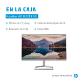 Monitor Hp M22f 21.5" Fhd 5ms Vga Hdmi 1920x1080 Cable Hdmi Incluido