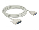 Delock Serielles Cable D-Sub 25 Stecker Zu D-Sub 9 Buchse 5 M