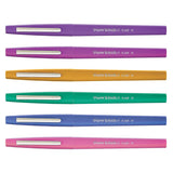 Bolígrafo Fibra Paper Mate Flair 6er Candy Pop M 0,7 Mm Blister