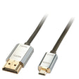 EAN 4002888416788 - Lindy 41678 cable HDMI 3 m HDMI tipo A (Estándar) HDMI tipo D (Micro) Negro, Cromo, Oro imagen 1