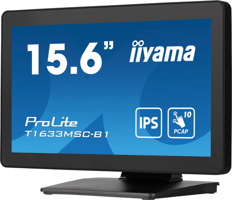 EAN 4948570122523 - iiyama ProLite T1633MSC-B1 pantalla para PC 39,6 cm (15.6") 1920 x 1080 Pixeles Full HD LCD Pantalla táct imagen 4