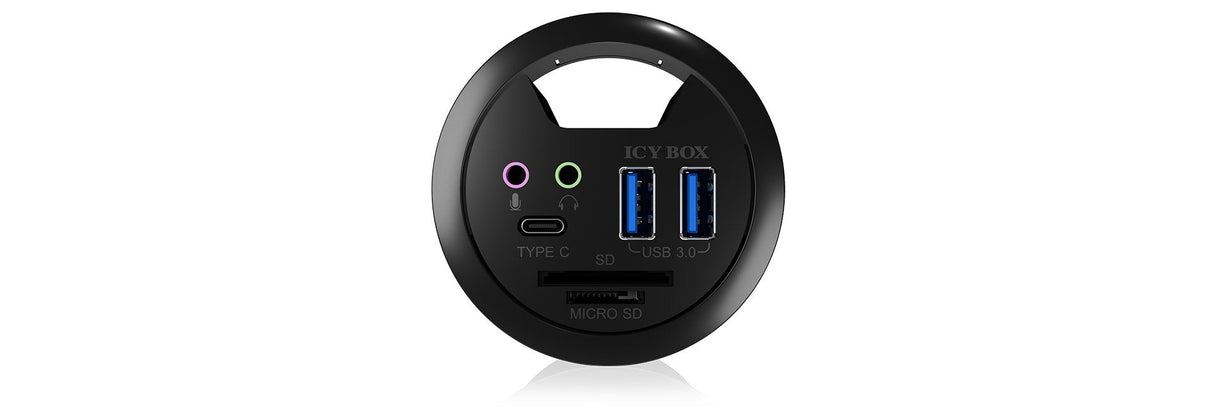 Icy Box Usb3.0 Hub Mesa De 3 Puertos Hub Ib-Hub1404a, 2xusb3.0
