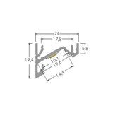 Brumberg 53385263 Ab-Eckprofil Qualityflex Alu