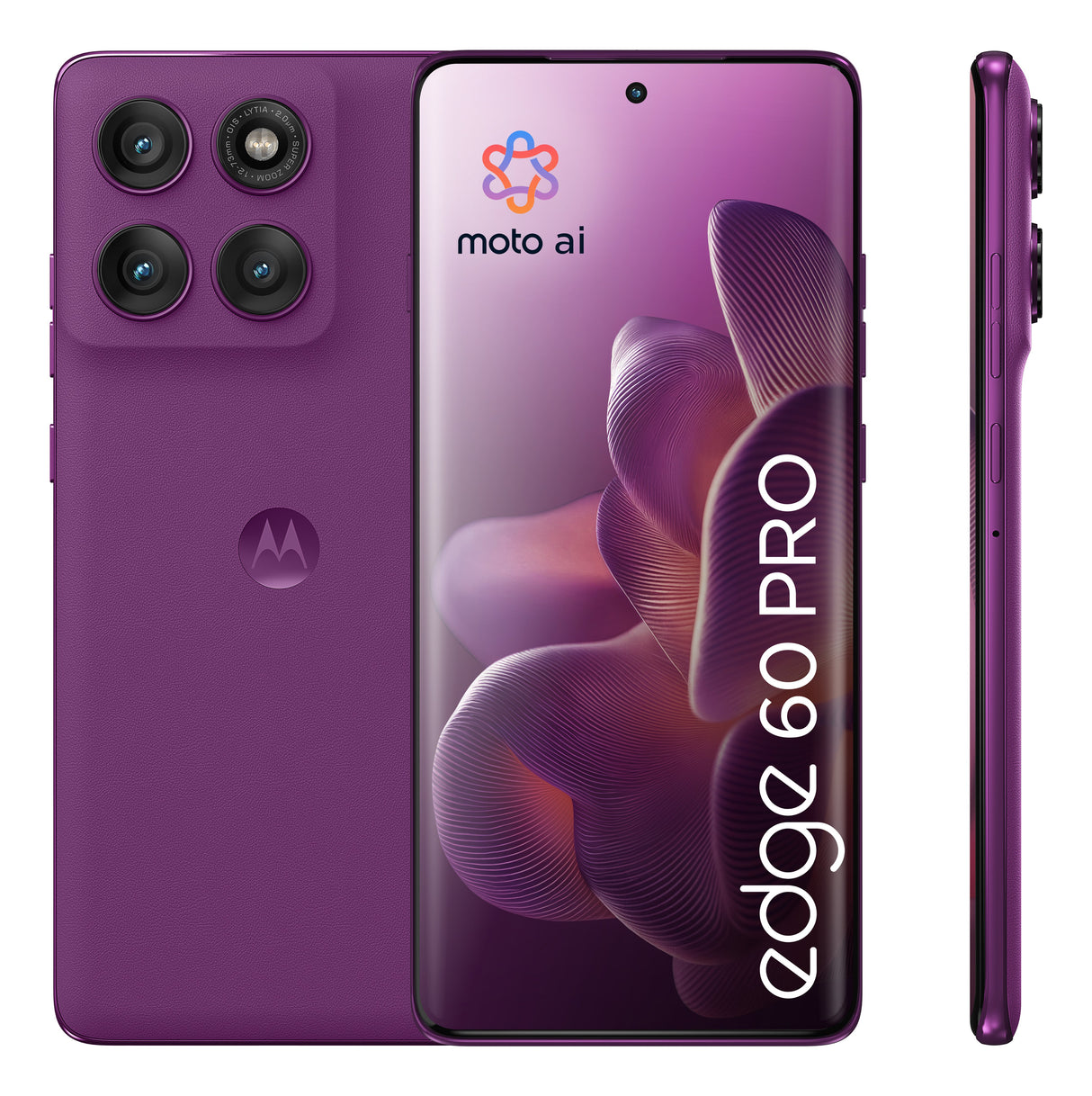 EAN 840493600628 - Motorola edge 60 pro 16,9 cm (6.67") SIM doble Android 15 5G USB Tipo C 12 GB 512 GB 6000 mAh Púrpura imagen 3