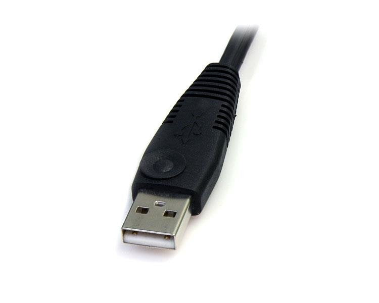 Startech.Com Cable Conmutador Kvm Usb Displayport 4 En 1 C/ Audio Y Micrófono - 6 Pies