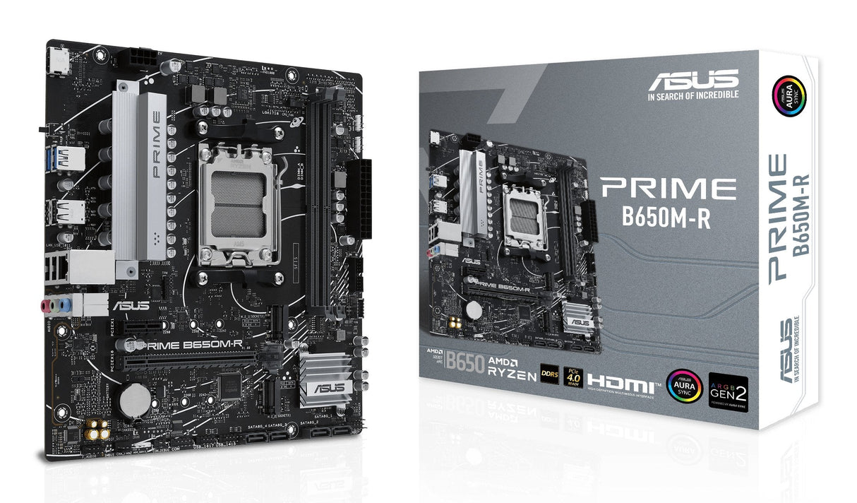 EAN 4711387429761 - ASUS PRIME B650M-R AMD B650 Zócalo AM5 micro ATX imagen 1