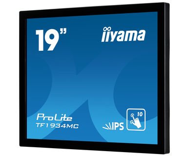 Monitor Iiyama 19 Pl Tf1934mc-B7x Touch Ips 5:4 Vga Hdmi Dp Usb Ip65 Front