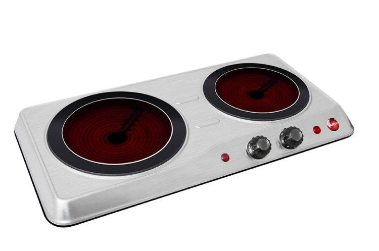 Hornillo Electrico Eldom Ph21 Placa 2 Zonas De Cocción; 2000w)