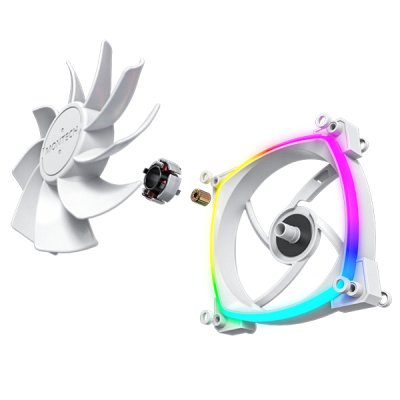Ventilador Pc Montech Rx120 Pwm 12 Cm Blanco 3 Pieza(S)