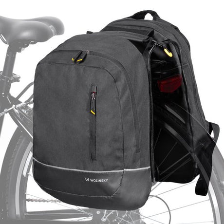 EAN 5907769301414 - Wozinsky WBB30BK Sillín Alforja para bicicleta 30 L Poliéster Negro imagen 1