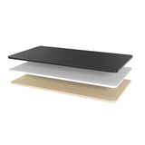 Table Top, 3-Piece Partioned, 1200x600mm, Negro