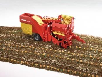 Cosechadora De Patatas Bruder Grimme Se 75-30 Con 80 02130