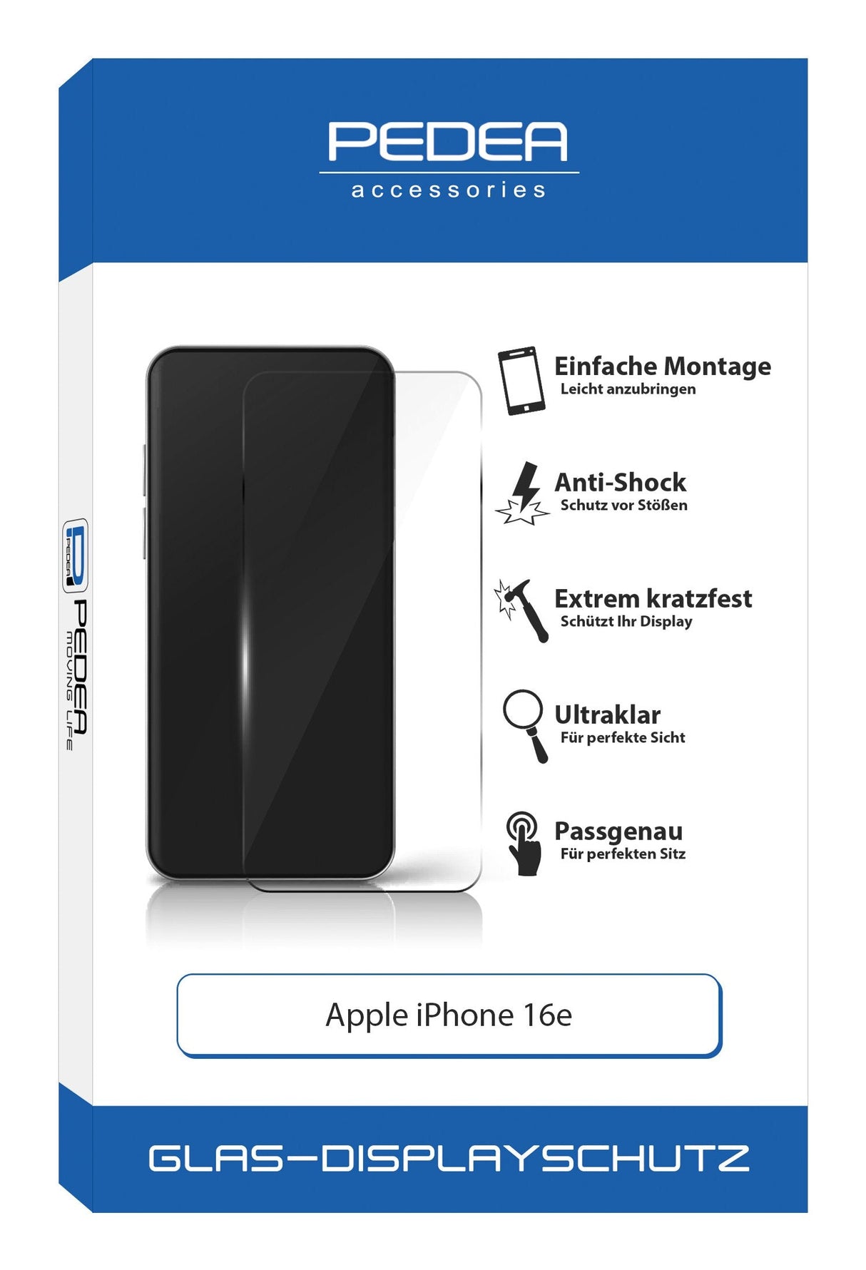Pedea Display-Schutzglas Fr Apple Iphone 16e
