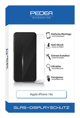 Pedea Display-Schutzglas Fr Apple Iphone 16e