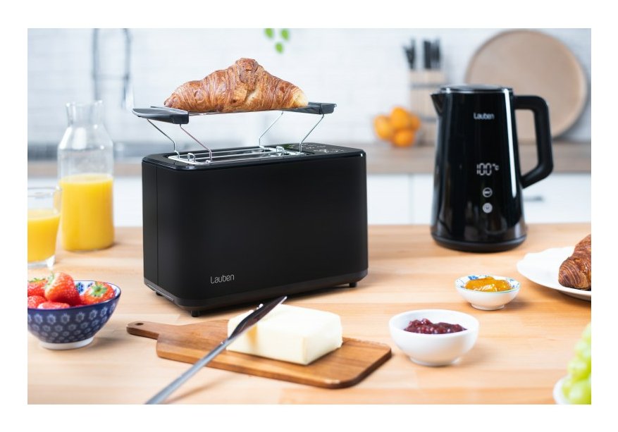 Tostadora  Lauben Lbnt900bc  7 2 Rebanada(S) 900 W Negro