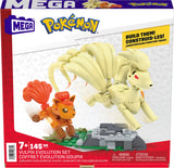Mattel Mega Pokémon Vulpix Evolution Set, Juguete De Construcción Hth79