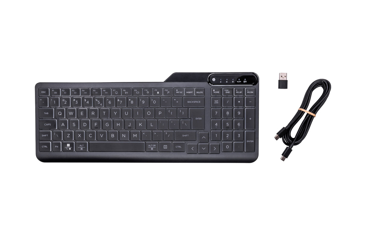 EAN 0197192768501 - HP 400 Backlit Wired Keyboard teclado Hogar USB QWERTY Inglés Negro imagen 1