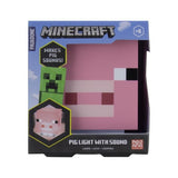 Lampara Paladone Minecraft Cerdito Musica Incorporada