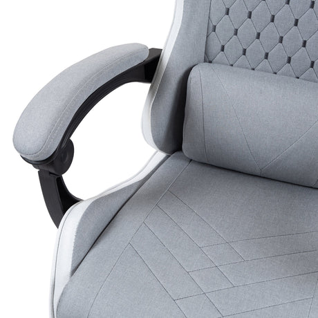 EAN 8435693112952 - Mars Gaming MGCXFSW silla para videojuegos Silla para videojuegos de PC Asiento acolchado Gris, Blanco imagen 9