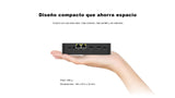 Mini Pc Leotec Nas Server Intel N150 12gb Lpddr5 + 64gb Emmc + 512gb Nvme + 3x22