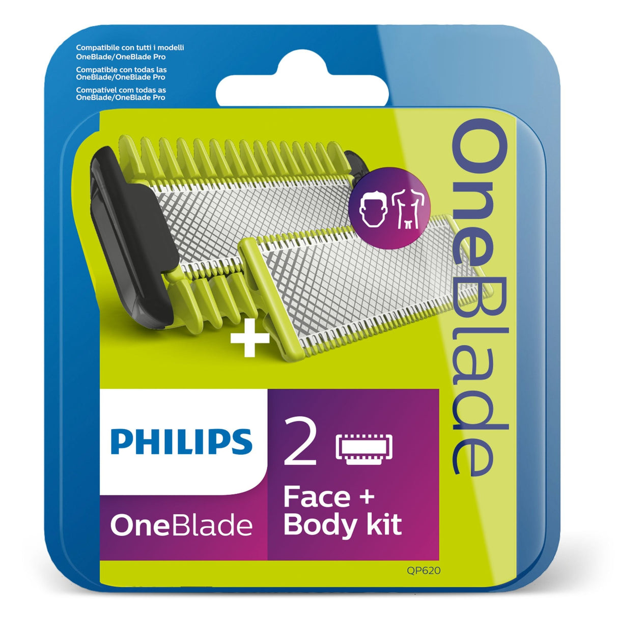 EAN 8710103831648 - Philips Norelco OneBlade QP620/50 accesorio para maquina de afeitar Cuchilla de afeitar imagen 4