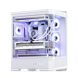 Jonsbo D400 Pc-Gehäuse, Midi Tower, Atx, Tempered Glass - Weiss
