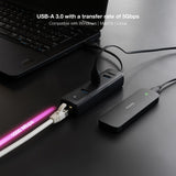 Hub Usb 3.0 Nanocable 10.16.4604 3xusb 1xrj45 Negro