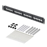 1u Blank Keystone Patch Panel24