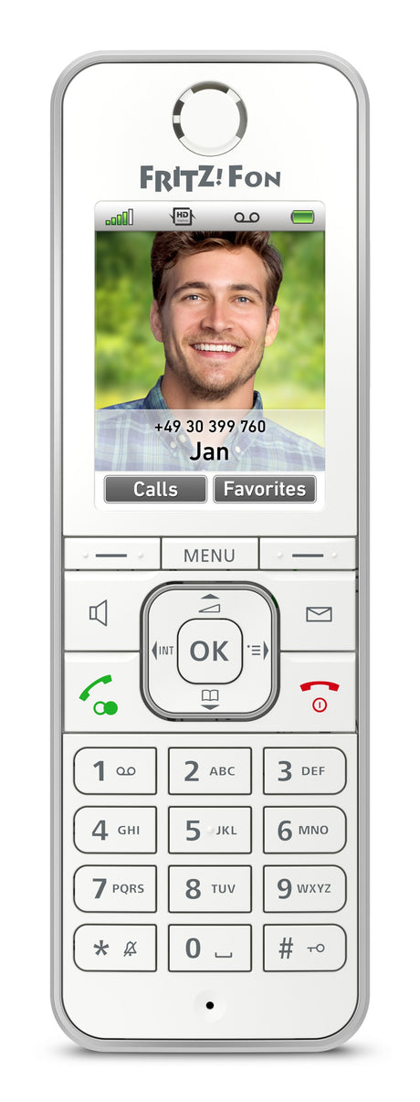 EAN 4023125028755 - Fon C6 International Teléfono DECT Identificador de llamadas Blanco imagen 3