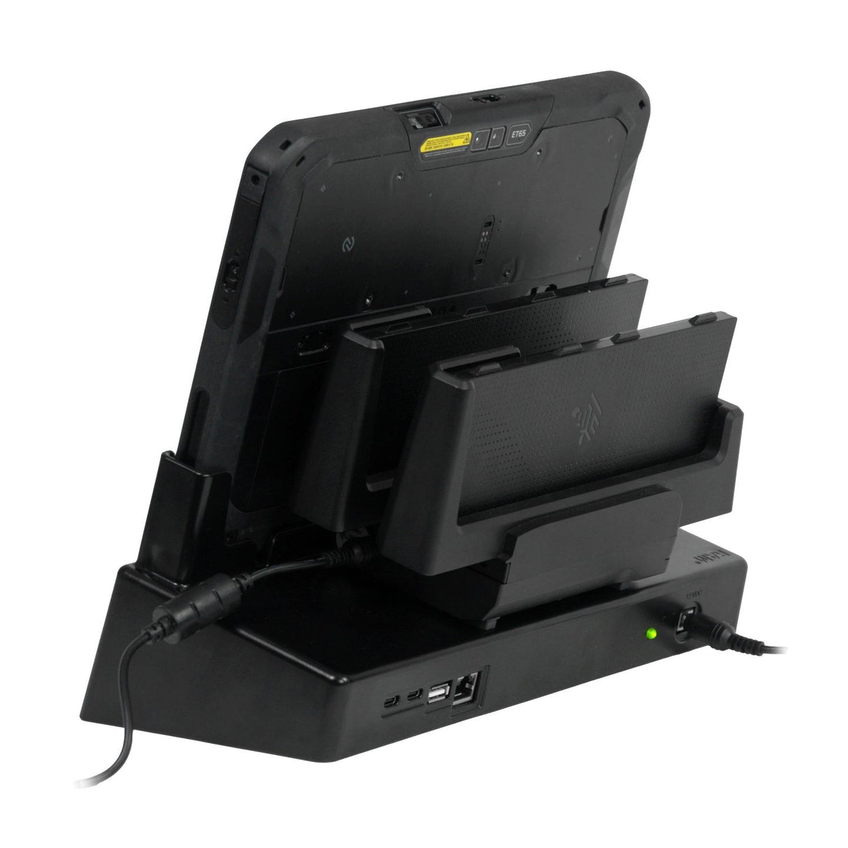 Ram Desktop Dock For Zebra Et6x Tablets With 1 X Rj45 1 X Usb-A 2 X Usb-C 12v Dc Power