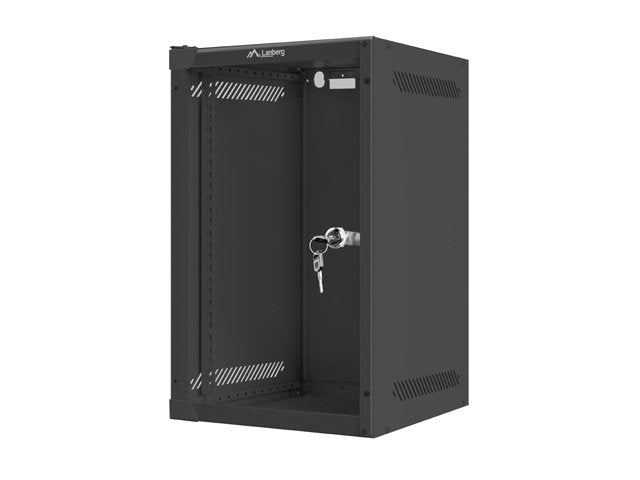 EAN 5901969416930 - Lanberg WF10-2309-10B armario rack 9U Bastidor de pared Negro imagen 2