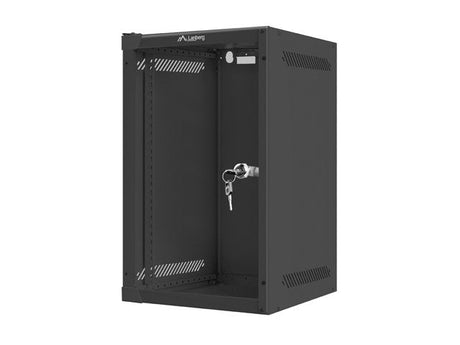 EAN 5901969416930 - Lanberg WF10-2309-10B armario rack 9U Bastidor de pared Negro imagen 2