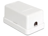 Base Superficie Para Hembras De Panel Keystone Blanca De 1 Toma
