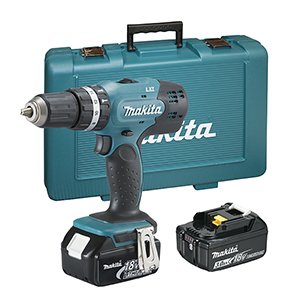 Taladro Makita Dhp453rfe 1300 Rpm Sin Llave 1,8 Kg Verde