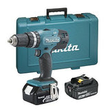 Taladro Makita Dhp453rfe 1300 Rpm Sin Llave 1,8 Kg Verde