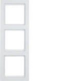 Berker 10136099 Rahmen Q.3 Polarweiss, Samt
