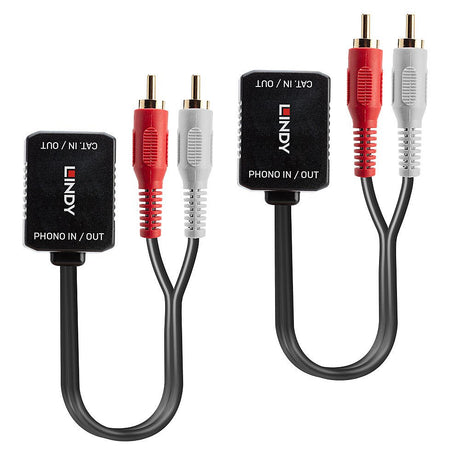 EAN 4002888704601 - Lindy 70460 extensor audio/video Transmisor de señales AV Negro, Rojo, Blanco imagen 2
