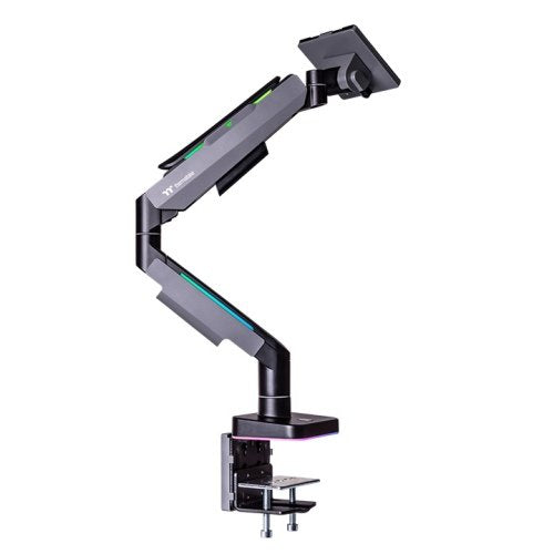 Soporte Para Monitor Thermaltake Single Rgb Gaming Monitor Arm,  Negro, Para Monitores De 17" - 49" Gea-Msr-Smsblk-01