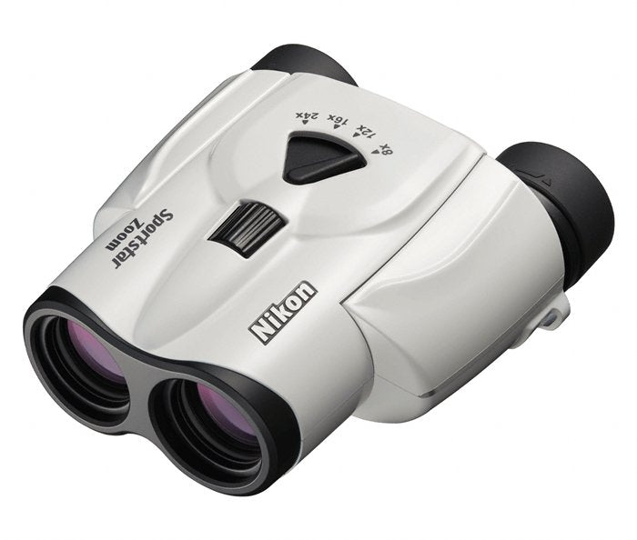 Nikon Sportstar Zoom 8-24x25 White Binocular Blanco