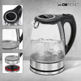 EAN 4006160639353 - Clatronic WKS 3744 G tetera eléctrica 1,7 L 2200 W Negro, Gris, Acero inoxidable, Transparente imagen 3