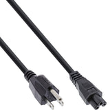Cable De Alimentación Inline Ee. Uu./Canadá Para Portátil Negro 3x18awg 2m