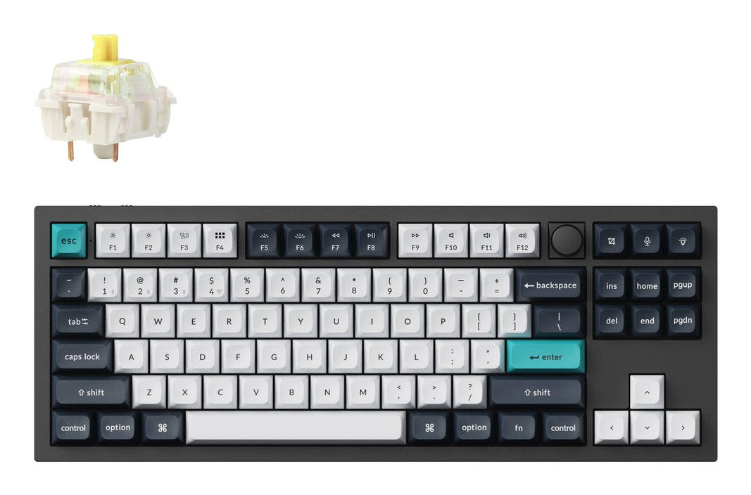 EAN 4895248868224 - Keychron Q3 Max teclado Universal USB + RF Wireless + Bluetooth QWERTZ Alemán Negro, Blanco imagen 1