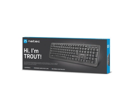 EAN 5901969408027 - NATEC TROUT teclado Oficina USB QWERTY Internacional de EE.UU. Negro imagen 7