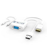 Inca Ivth-01 Adaptador Convertidor Vga A Hdmi Usb Audio Macho-Hembra Hdmi